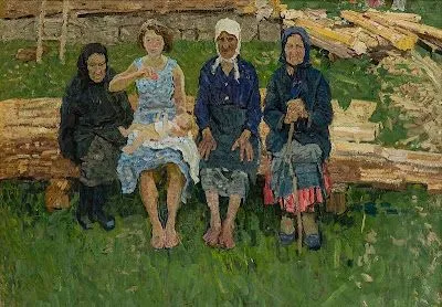 GALERÍA TETRYAKOV DE MOSCÚ. Cuatro mujeres (Hermanos Tkachev, 1960) GALERÍA TETRYAKOV DE MOSCÚ. Cuatro mujeres (Hermanos Tkachev, 1960)