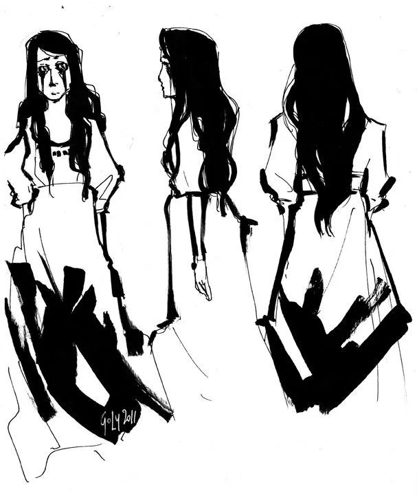 Como dibujar ala llorona - Imagui