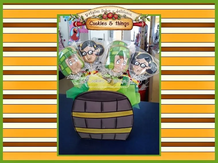 galletas decoradas, centros de mesa, manualidades, personajes ...