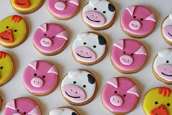 Galletas decoradas de la granja | MIS FIESTAS INFANTILES ... Galletas decoradas de la granja | MIS FIESTAS INFANTILES ...