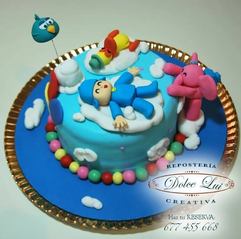 ... - Galletas Decoradas: Tarta Pocoyó y sus amigos ... - Galletas Decoradas: Tarta Pocoyó y sus amigos