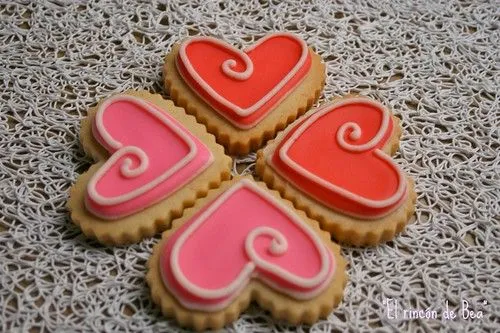 GALLETAS DECORADAS VIII (SAN VALENTÍN) - El Rincón de Bea GALLETAS DECORADAS VIII (SAN VALENTÍN) - El Rincón de Bea