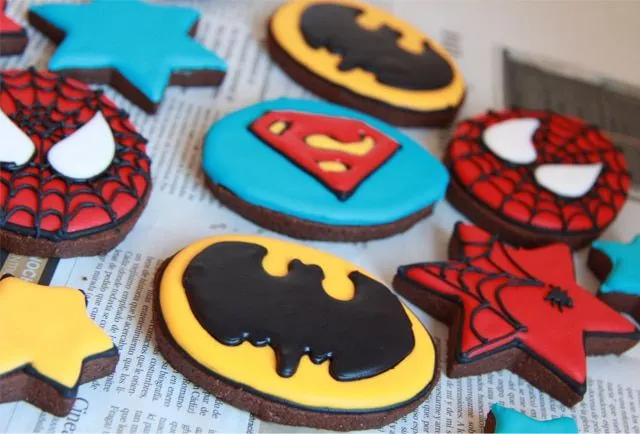 Galletas de superhéroe