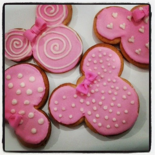 Galletitas Glaseadas de Minnie | mazapan | Pinterest