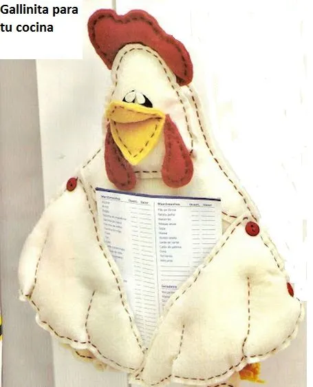 Como hacer una gallina para la cocina ~ Solountip.com