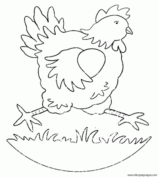 La gallina de los huevo de oro para colorear - Imagui La gallina de los huevo de oro para colorear - Imagui