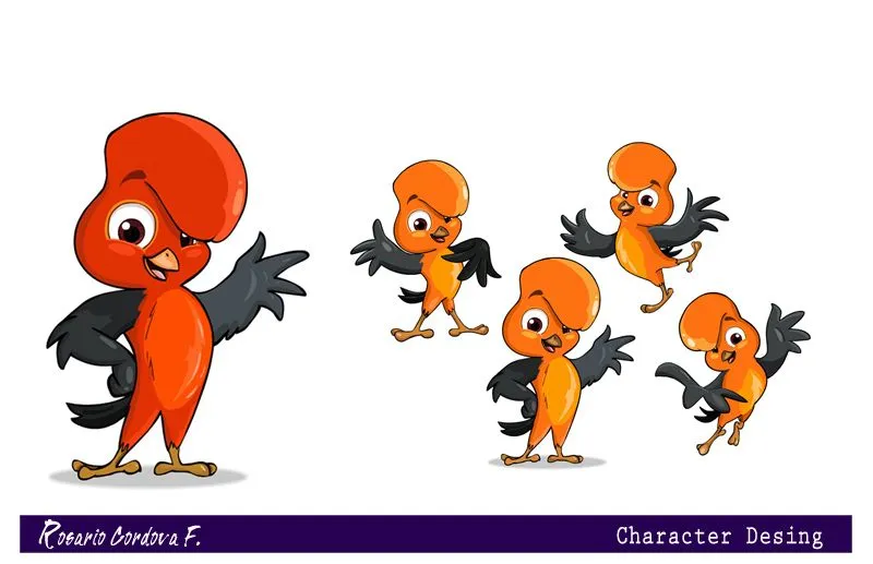 gallito+de+las+rocas-dibujo+- ...