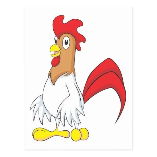 Camisa linda de la gallina del pollo del gallo tarjetas postales ...