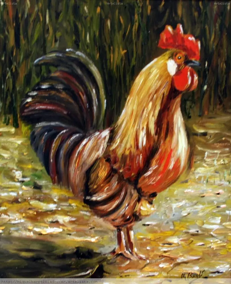 gallo impresionista Miquel Barceló i Adrover - Artelista.com gallo impresionista Miquel Barceló i Adrover - Artelista.com