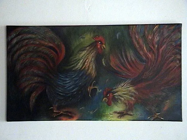GALLOS DE PELEA Norma Zeledón Pérez - Artelista.com GALLOS DE PELEA Norma Zeledón Pérez - Artelista.com