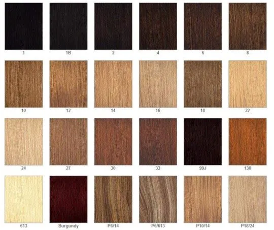 GAMA DE COLORES - extensiones de cabello-Yoy GAMA DE COLORES - extensiones de cabello-Yoy