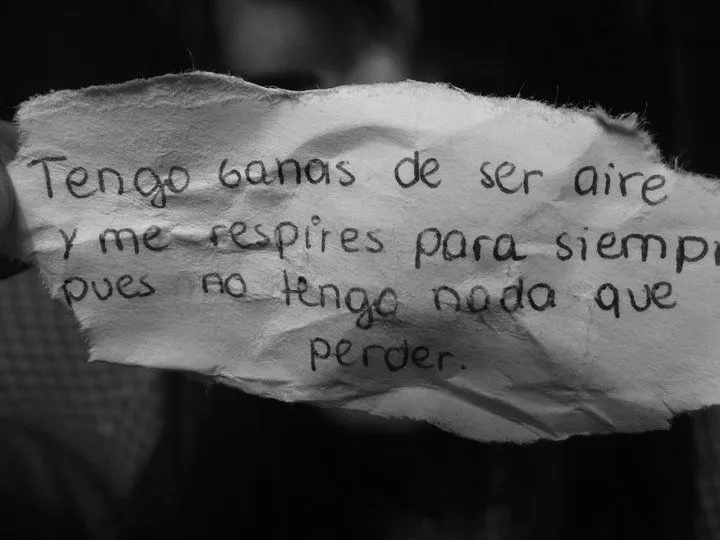 Tengo ganas de ser aire y me respires para... - Perfección Errática Tengo ganas de ser aire y me respires para... - Perfección Errática