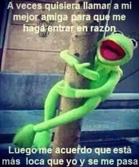 A veces me dan ganas de llamar a mi mejor amiga para que me haga ... A veces me dan ganas de llamar a mi mejor amiga para que me haga ...