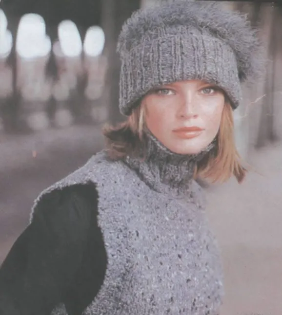 Ganchillo y dos Agujas: Gorro y Chaleco