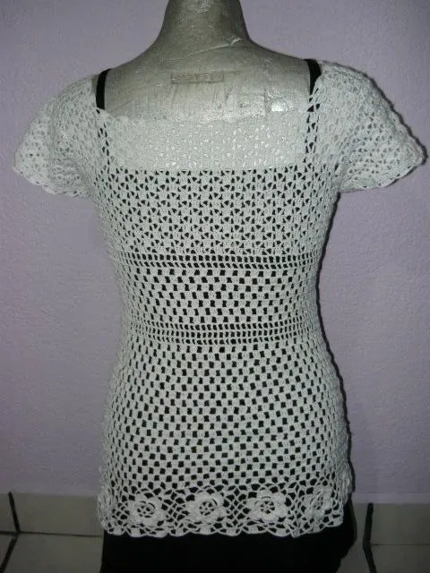 Ganchillo artistico de blusas - Imagui