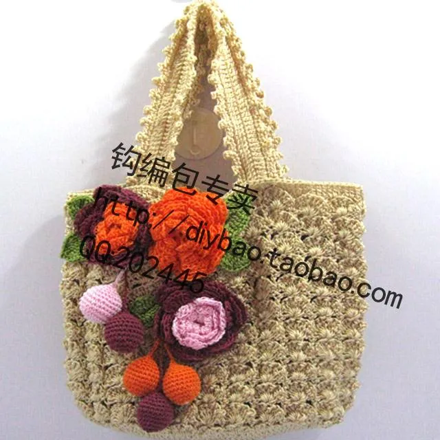 De Crochet Bolsos De Mano Los Patrones De - Compra lotes baratos ...