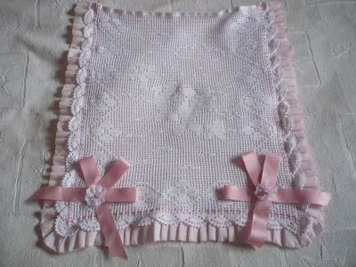 Labores de Mari Angeles: Colcha para Carro de Bebé