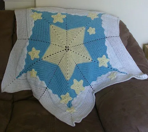 Ganchillo inspiración: Ripple Star mantas (Patrones y fotos) | Ganchillo inspiración: Ripple Star mantas (Patrones y fotos) |