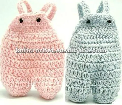 Ganchillo Mini fiesta de fiesta de regalo, Pantalones Crochet ropa ...