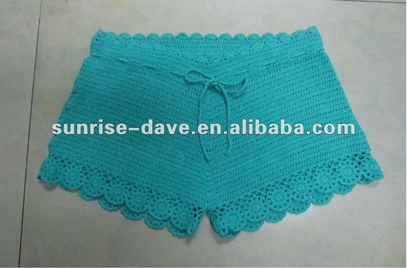 Nueva ganchillo pantalones cortos con cordón-Shorts-Identificación ... Nueva ganchillo pantalones cortos con cordón-Shorts-Identificación ...