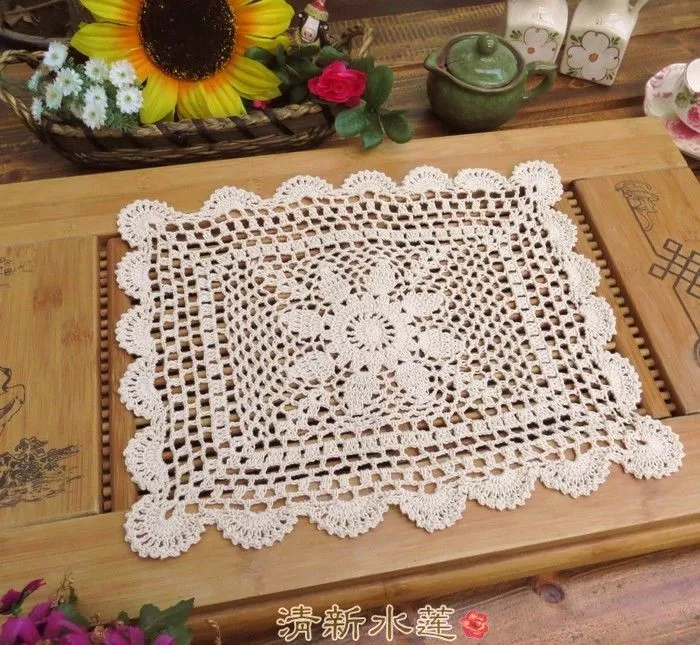 Ganchillo Tapetes Cuadrados - Compra lotes baratos de Ganchillo ...