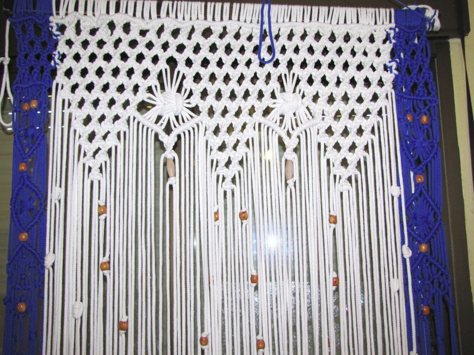 El Gancho de Pinto: Cortina de macramé El Gancho de Pinto: Cortina de macramé