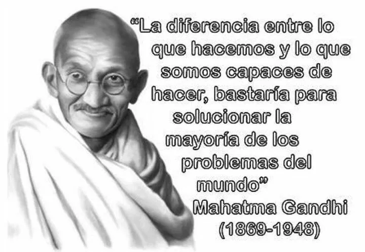 Gandhi #frases | Paz y reconciliación | Pinterest