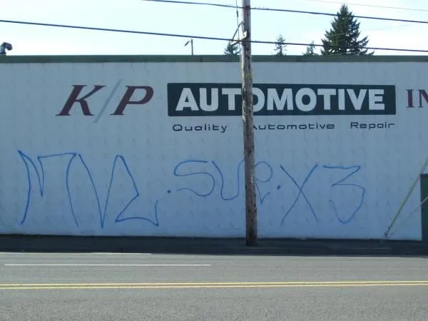 Gang Graffitti Surges in Wilkes East. Several Locations Repeatedly ...