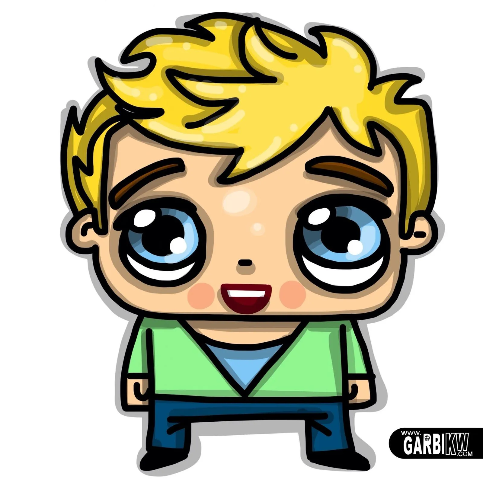 Niall Horan del grupo One Direction al estilo dibujos animados por ... Niall Horan del grupo One Direction al estilo dibujos animados por ...
