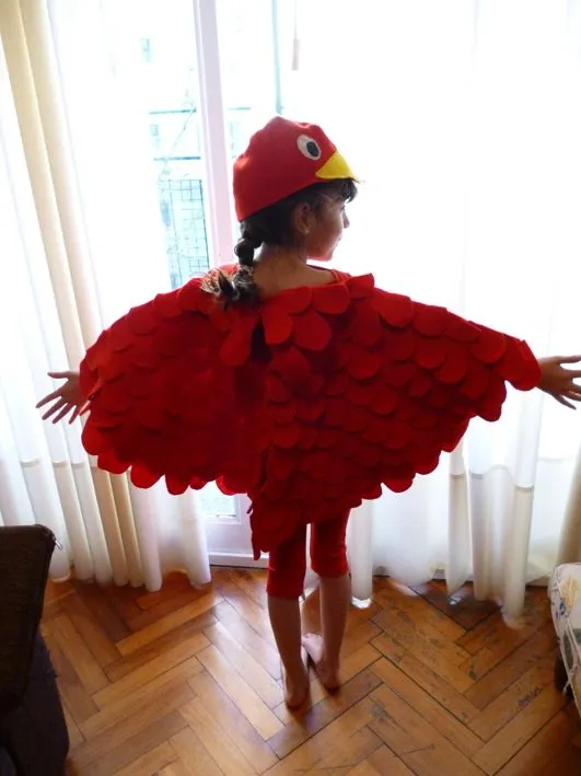 Gardelina: Disfraz de pájaro para mi hija