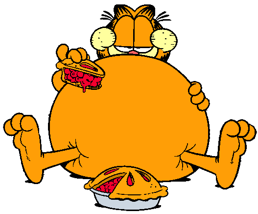 Garfield comiendo - Imagui