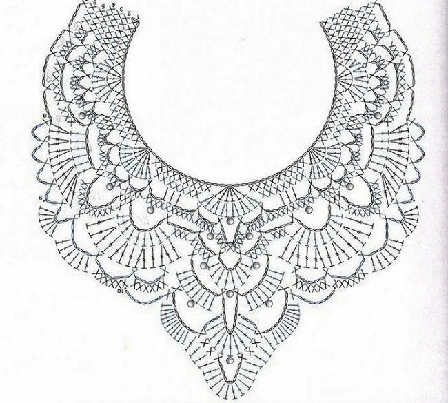 Gargantilla Reinona con Abalorios de Crochet - Patrones Crochet Gargantilla Reinona con Abalorios de Crochet - Patrones Crochet