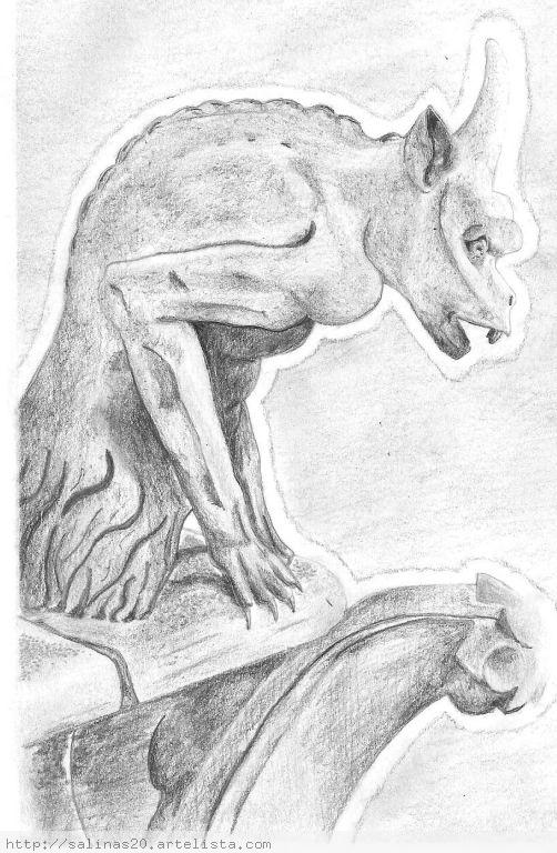 Gargolas dibujos a lapiz - Imagui
