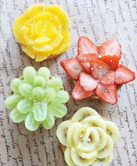 Garnish. Flores de Frutas | Sabores de Bolivia Garnish. Flores de Frutas | Sabores de Bolivia