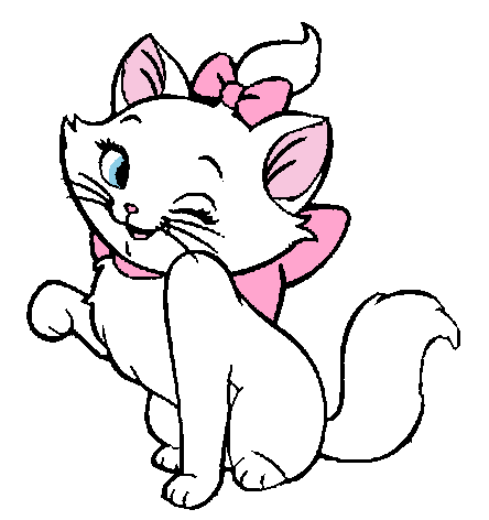 Gatita marie caricatura - Imagui