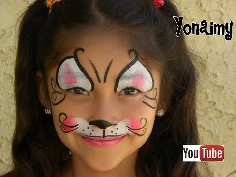 GATITA (PINTACARITAS) .- FACEPAINTIG KITTY CAT - YouTube