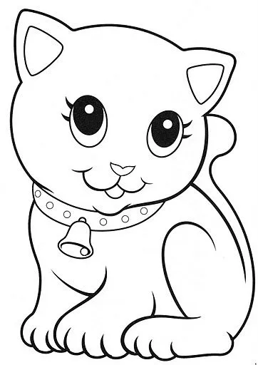 Mi colección de dibujos: Gatitos para colorear