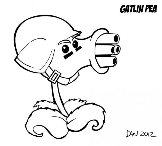 Gatling Pea By EvilSnowman0 On DeviantART 106790 Plants Vs Zombies ...