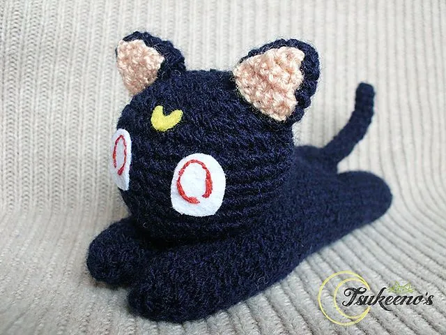 Gato Amigurumi Luna Sailor Moon - Patrón Gratis en Español - PDF ... Gato Amigurumi Luna Sailor Moon - Patrón Gratis en Español - PDF ...