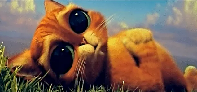 Gato con Botas haciendo ojitos - Imagui
