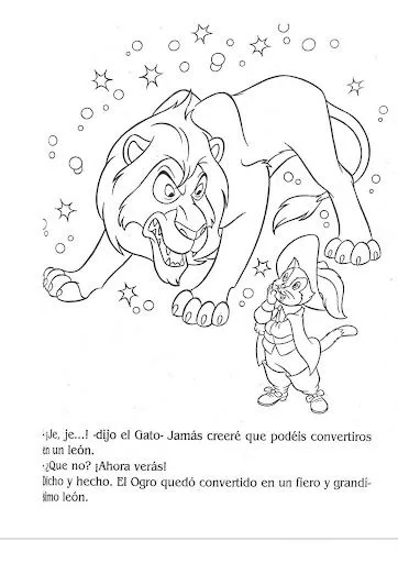 EL GATO CON BOTAS PARA PINTAR