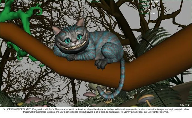 El gato de Cheshire de 'Alicia' de Tim Burton | Qué.es