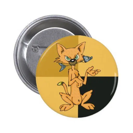 Gato del dibujo animado con el esqueleto de los pe pins de Zazzle.