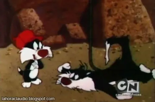 El gato Silvestre y su hijito - Cat's Paw