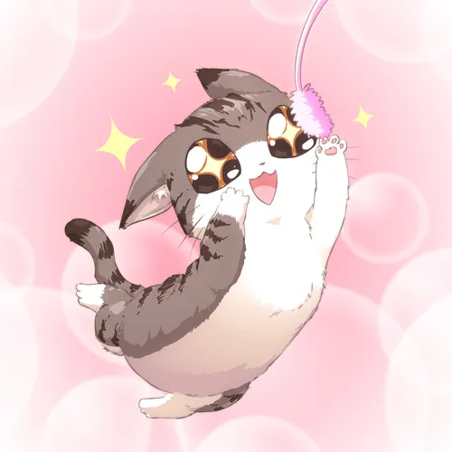 Gato anime tierno - Imagui