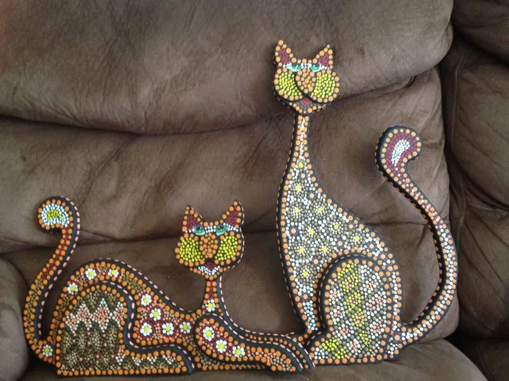 Gatos en madera pintados | Taller de juliana | Pinterest | Gatos ... Gatos en madera pintados | Taller de juliana | Pinterest | Gatos ...