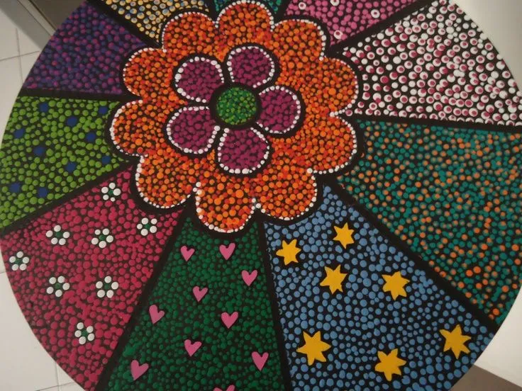 Gatos pintados en puntillismo - Imagui