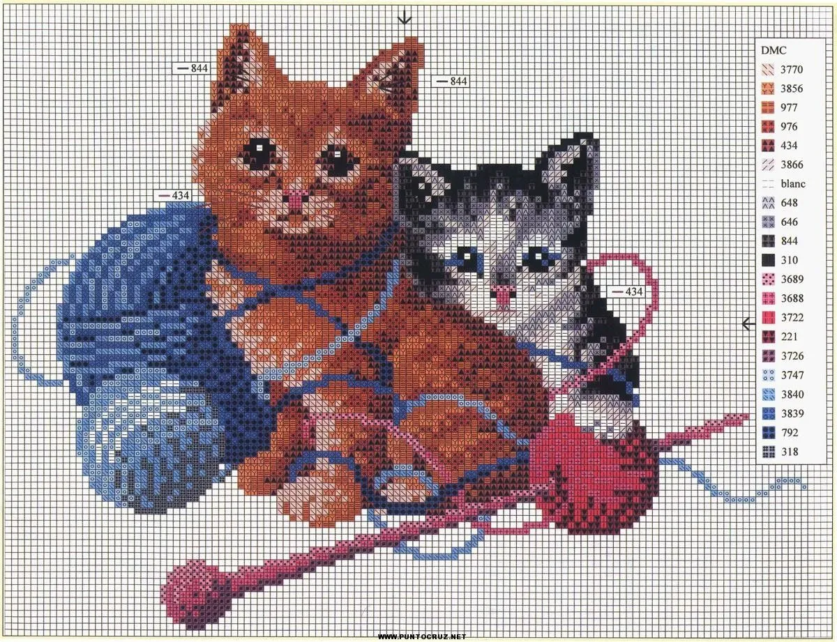Gatos | Punto de cruz - Colección de patrones punto de cruz gratis. Gatos | Punto de cruz - Colección de patrones punto de cruz gratis.