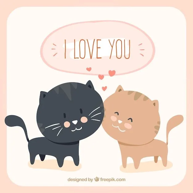 Vector de dibujos animados de gato en fondo azul con puntos ... Vector de dibujos animados de gato en fondo azul con puntos ...