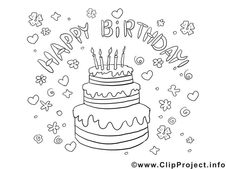 Geburtstag malvorlagen, Malbilder zum ausdrucken, Geburtstagsbilder Geburtstag malvorlagen, Malbilder zum ausdrucken, Geburtstagsbilder